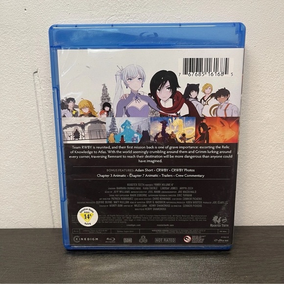 RWBY: Volume 6 Blu-ray/DVD Combo Pack Anime - Picture 2 of 4